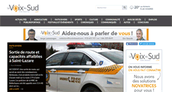 Desktop Screenshot of lavoixdusud.com